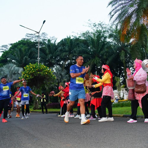 Race photo from BOGORUN 2026
