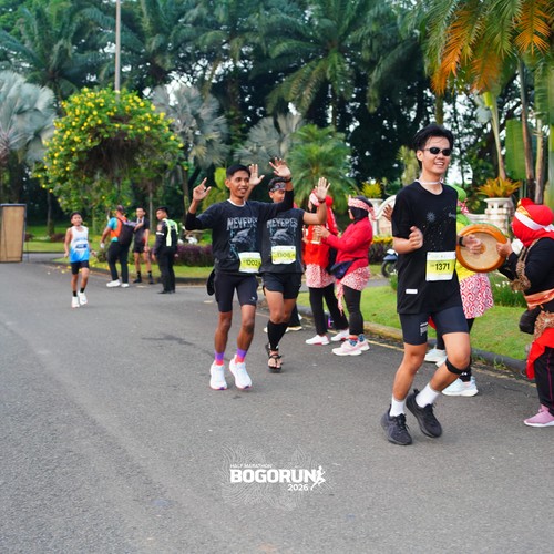 Race photo from BOGORUN 2026