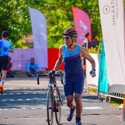 Race photo from Belitung Multisport Festival