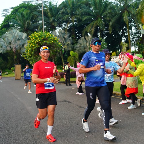 Race photo from BOGORUN 2026