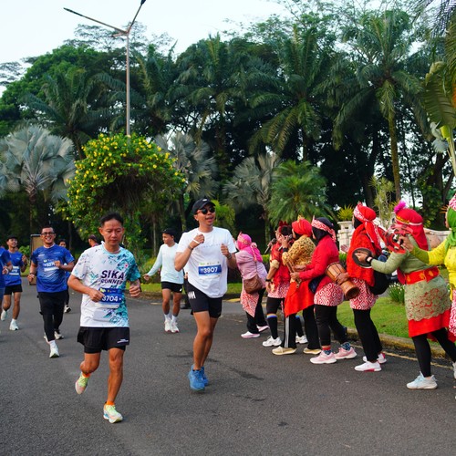 Race photo from BOGORUN 2026
