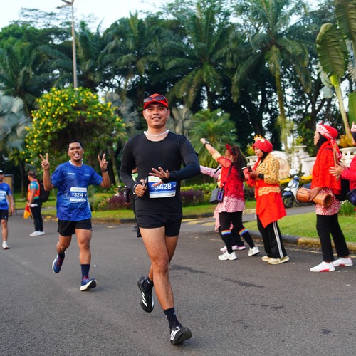 Race photo from BOGORUN 2026