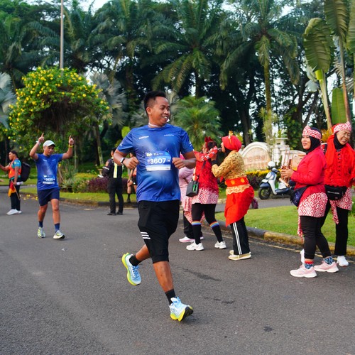 Race photo from BOGORUN 2026
