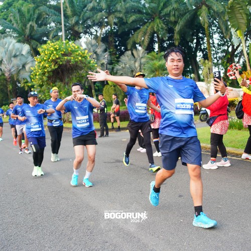Race photo from BOGORUN 2026