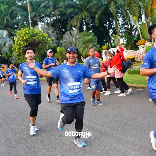 Race photo from BOGORUN 2026