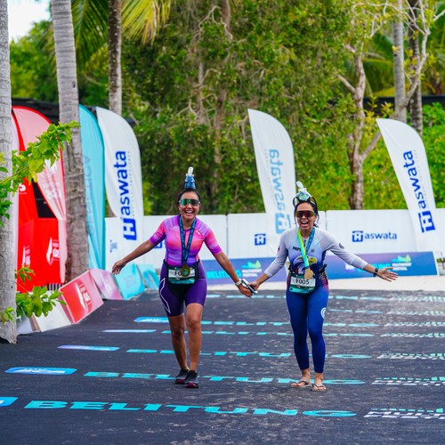 Race photo from Belitung Multisport Festival