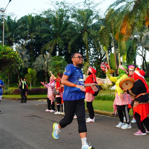 Race photo from BOGORUN 2026