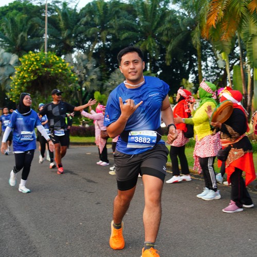 Race photo from BOGORUN 2026