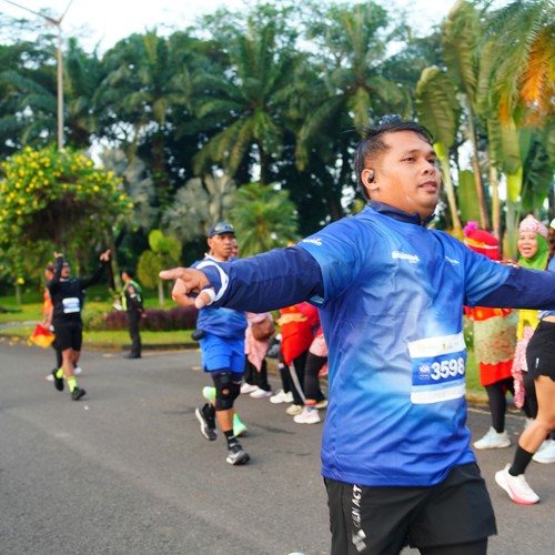 Race photo from BOGORUN 2026