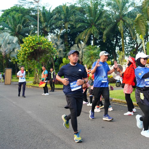 Race photo from BOGORUN 2026