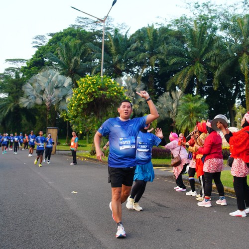 Race photo from BOGORUN 2026