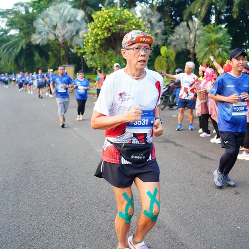 Race photo from BOGORUN 2026