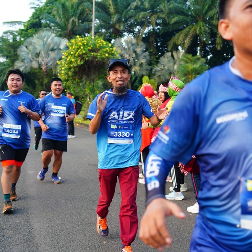 Race photo from BOGORUN 2026
