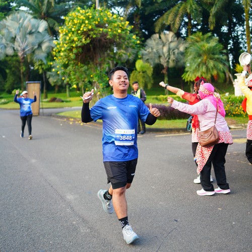 Race photo from BOGORUN 2026