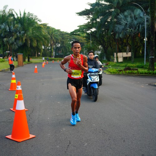 Race photo from BOGORUN 2026