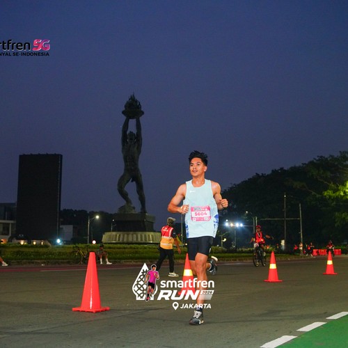 Race photo from SMARTFREN RUN 2026