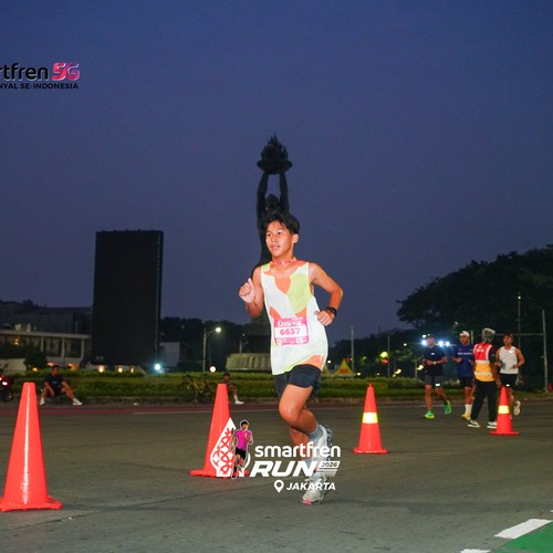 Race photo from SMARTFREN RUN 2026