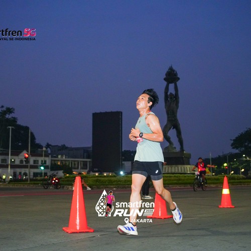 Race photo from SMARTFREN RUN 2026
