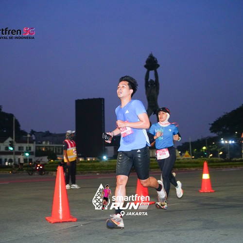 Race photo from SMARTFREN RUN 2026