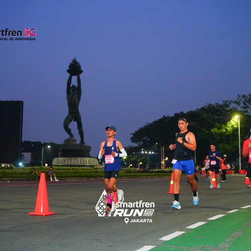 Race photo from SMARTFREN RUN 2026