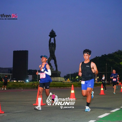Race photo from SMARTFREN RUN 2026