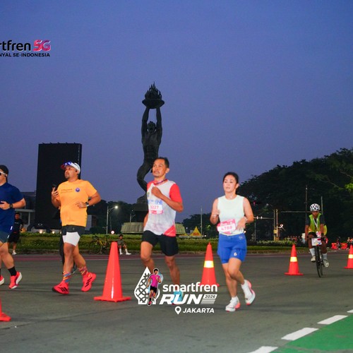 Race photo from SMARTFREN RUN 2026