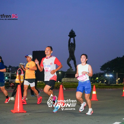Race photo from SMARTFREN RUN 2026
