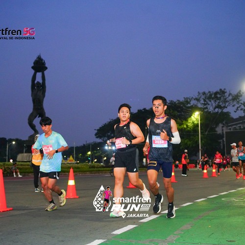 Race photo from SMARTFREN RUN 2026