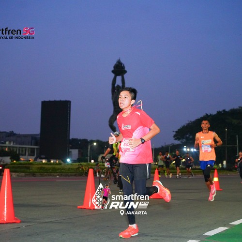 Race photo from SMARTFREN RUN 2026