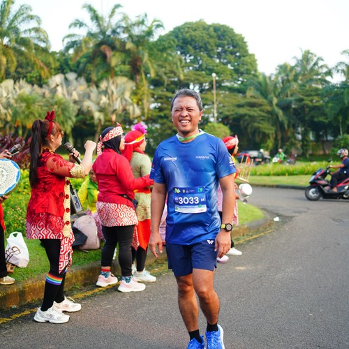 Race photo from BOGORUN 2026