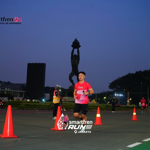 Race photo from SMARTFREN RUN 2026