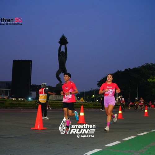 Race photo from SMARTFREN RUN 2026