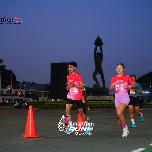 Race photo from SMARTFREN RUN 2026