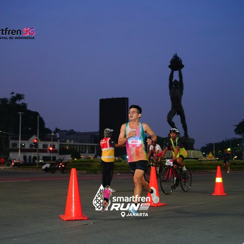 Race photo from SMARTFREN RUN 2026