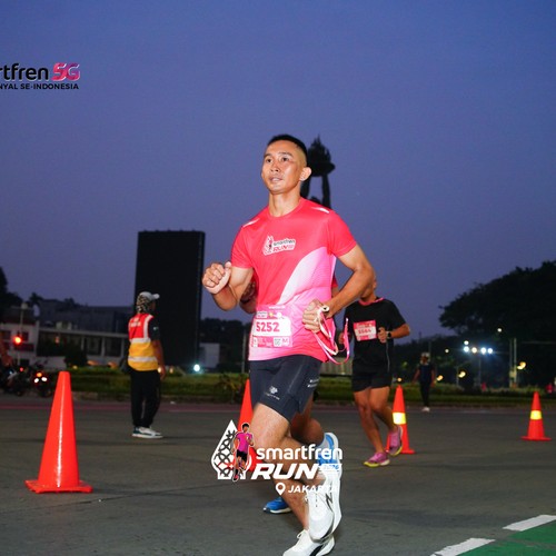 Race photo from SMARTFREN RUN 2026