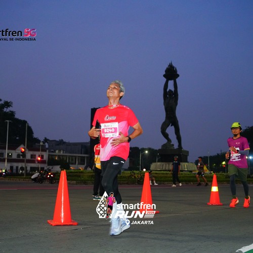 Race photo from SMARTFREN RUN 2026