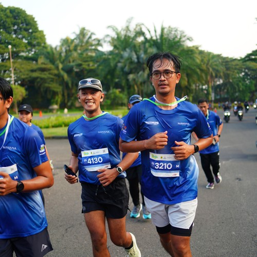 Race photo from BOGORUN 2026