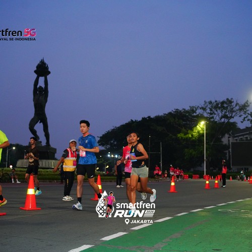 Race photo from SMARTFREN RUN 2026