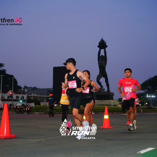 Race photo from SMARTFREN RUN 2026