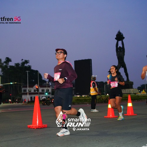 Race photo from SMARTFREN RUN 2026