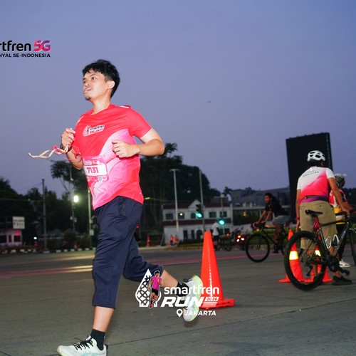 Race photo from SMARTFREN RUN 2026