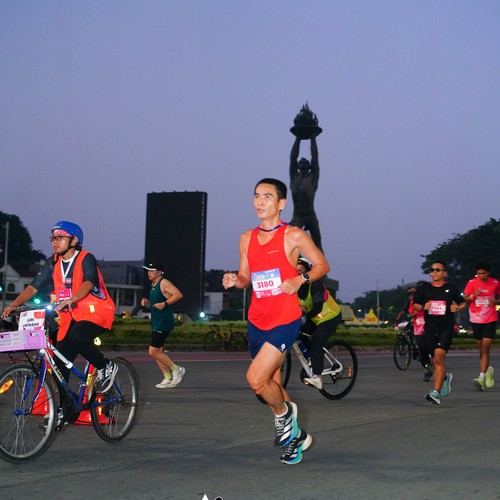 Race photo from SMARTFREN RUN 2026