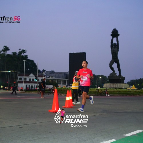 Race photo from SMARTFREN RUN 2026