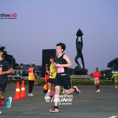Race photo from SMARTFREN RUN 2026