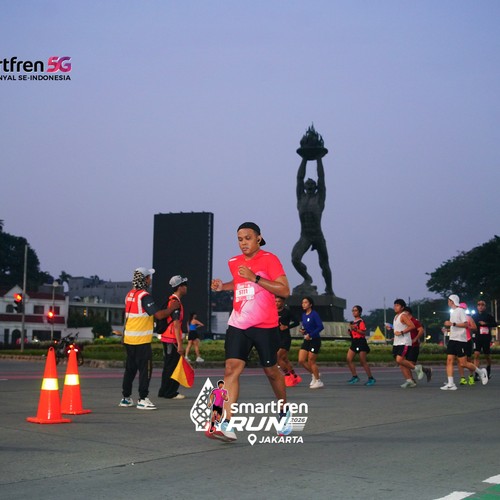 Race photo from SMARTFREN RUN 2026