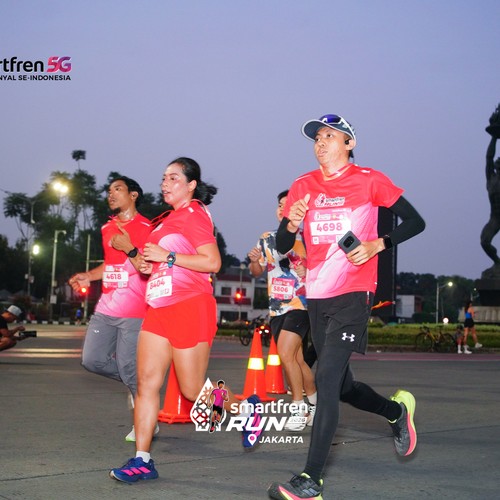 Race photo from SMARTFREN RUN 2026