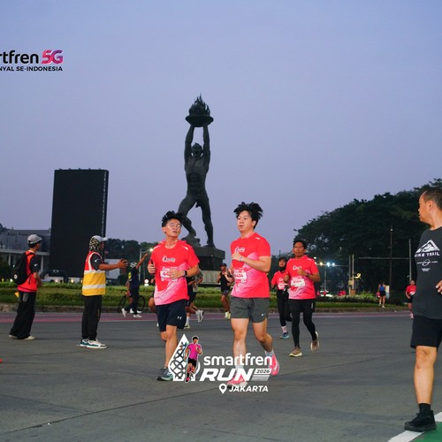 Race photo from SMARTFREN RUN 2026
