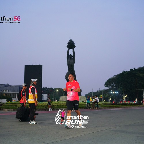 Race photo from SMARTFREN RUN 2026