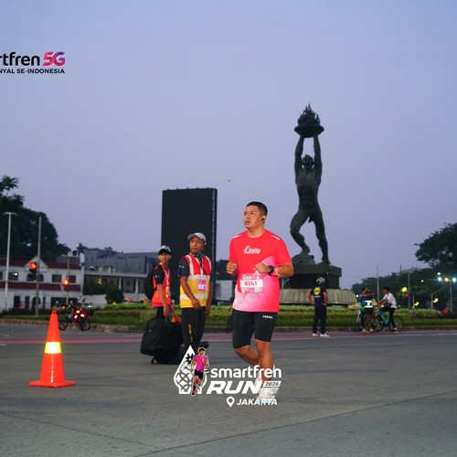 Race photo from SMARTFREN RUN 2026