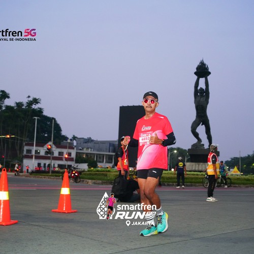 Race photo from SMARTFREN RUN 2026